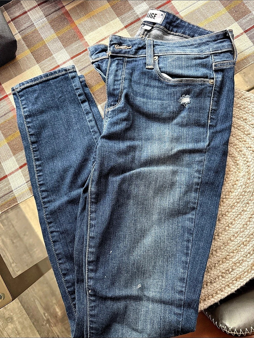 Paige Skinny Jeans Blue Waist 28
